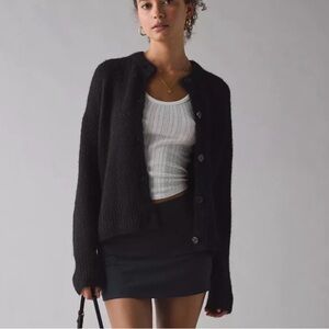Urban Outfitters Classic Black Knit Cardigan